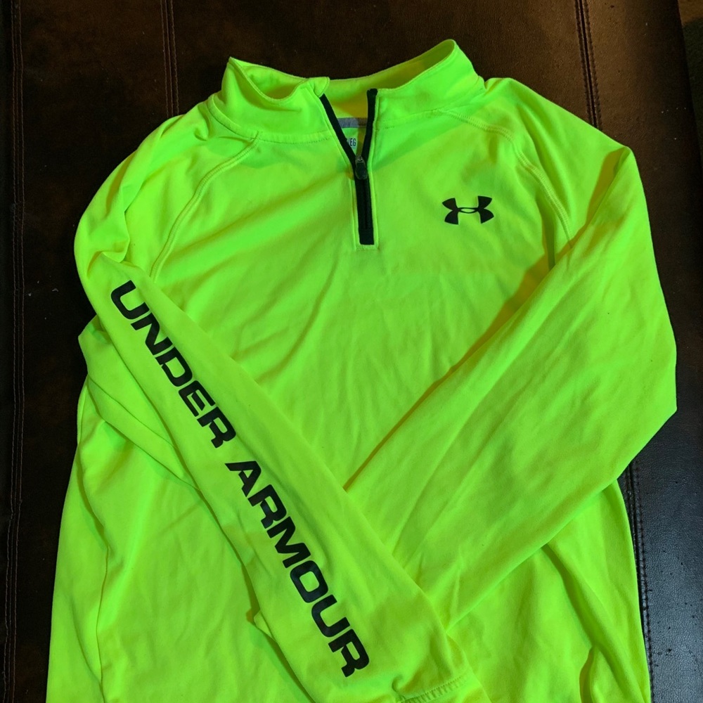 Boys Under Armour Quarter Zip Pullover